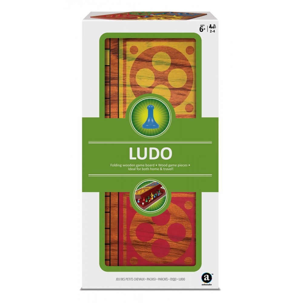 Ambassador Folding Wood Ludo Set Tg1902 42001902