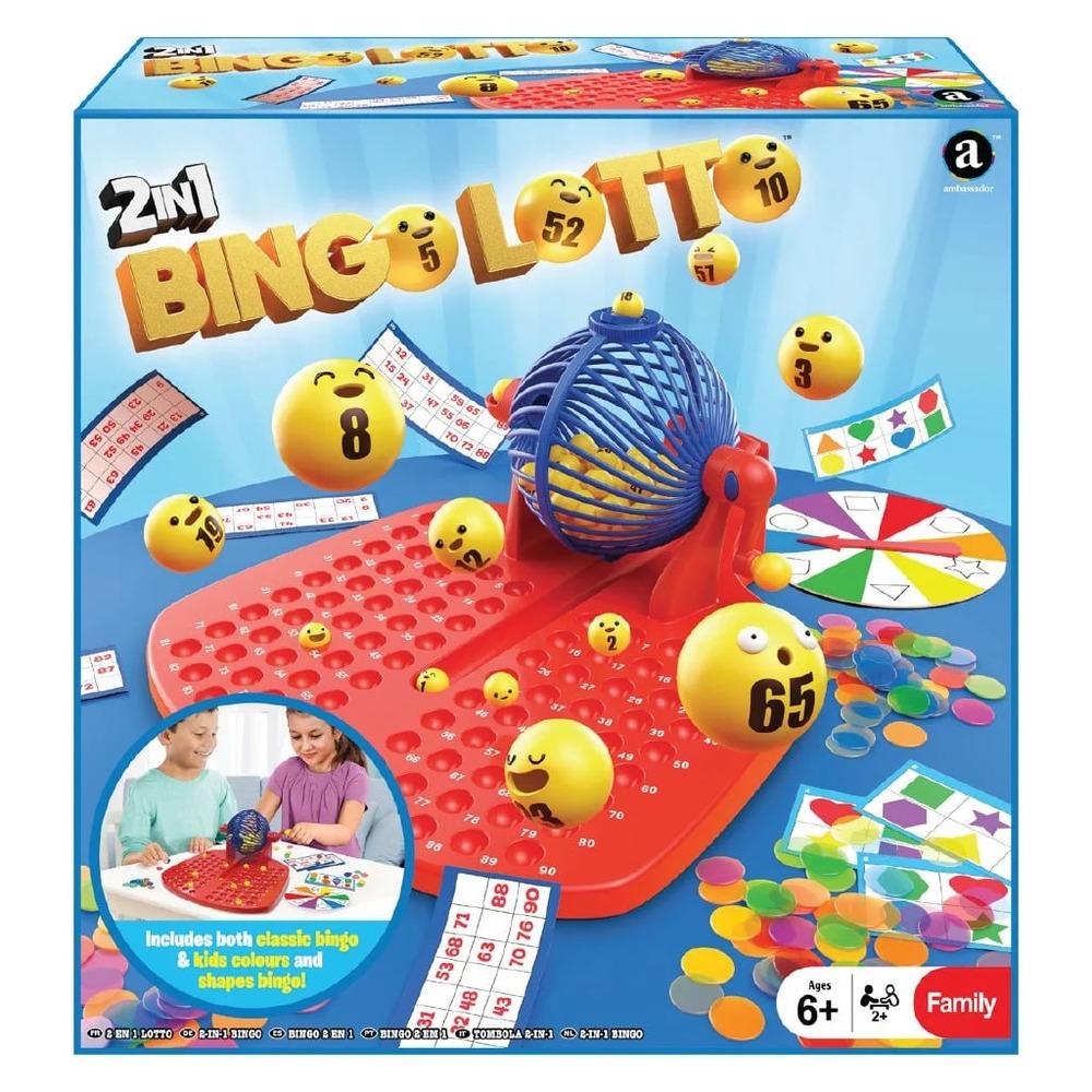 Ambassador 2-In-1 Bingo / 2-In-1 Bingo Lotto Gpf008C 42000008