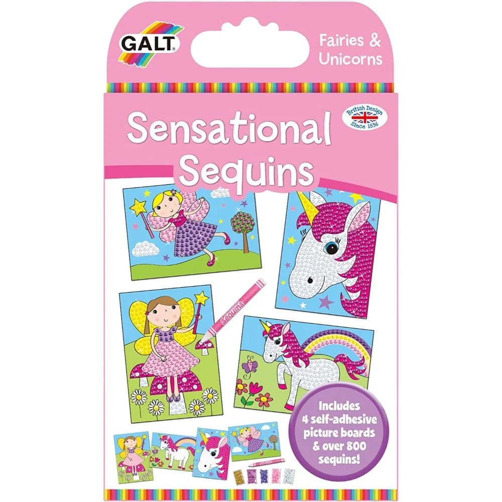 Galt Fairies And Unicorns Sensational Sequins