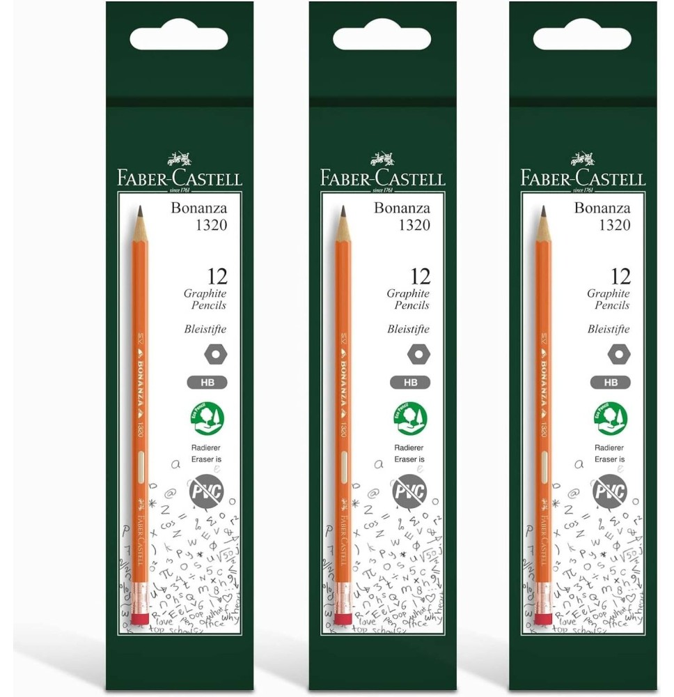 Faber-Castell HB Graphite Pencil 12Pc 1Pck