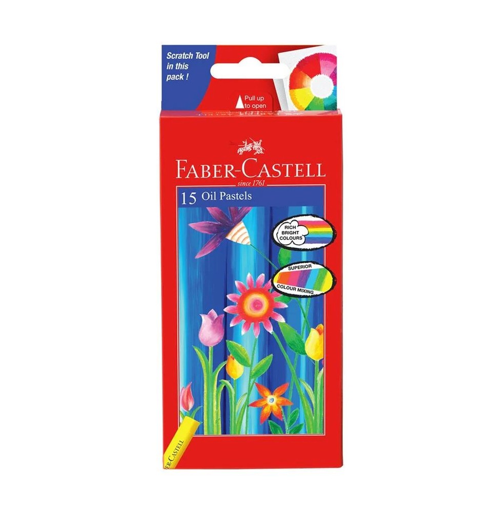 Faber-Castell Oil Pastel 15Pc 1Pck