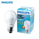 PHILIPS Bulb 9W-LED SMD E27 Lamp Holder Input AC220-240V-50-60Hz White Color