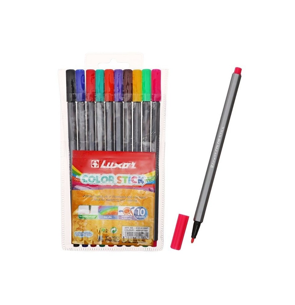 Luxor Colorstick 10Pc 1Pck