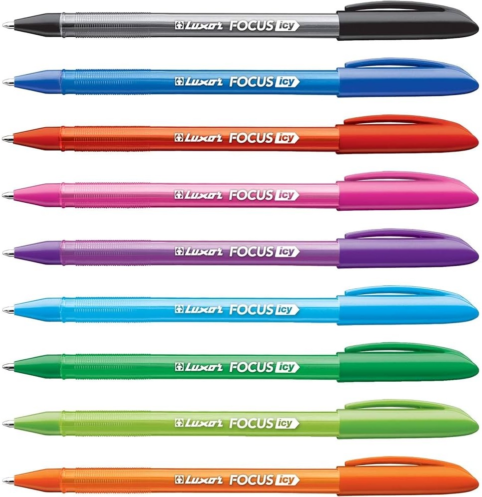 Luxor Focus Icy Ball Pen 1Pc  (8 Colours Available)
