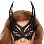 Glitter Mask - Black