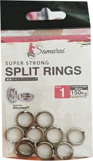New split rings for jigs 120g and 150g