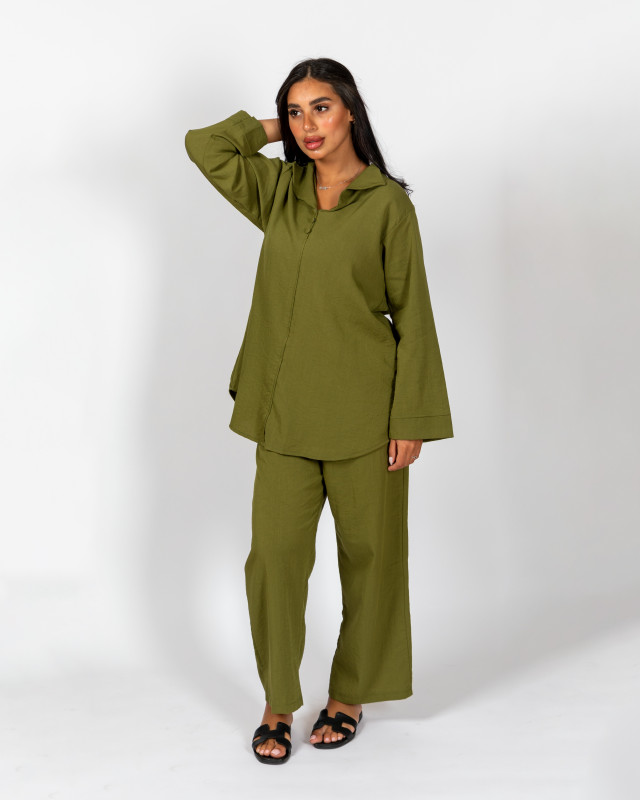 pant + shirt short black