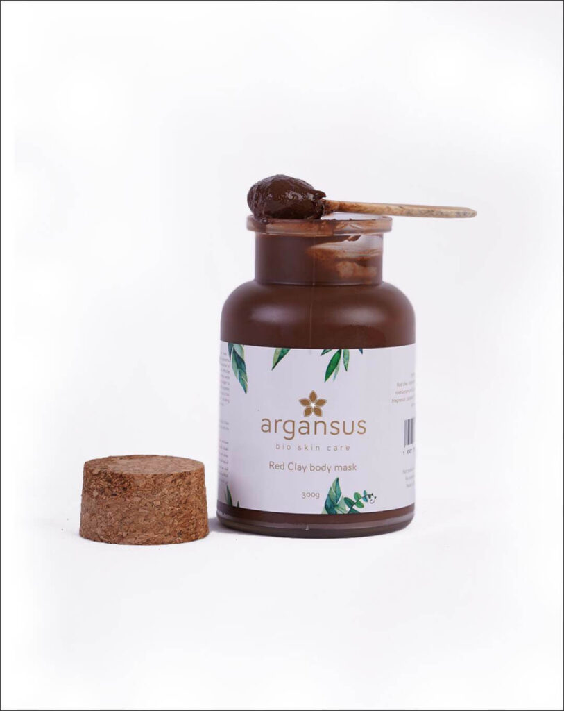 ARGANSUS RED CLAY BODY MASK