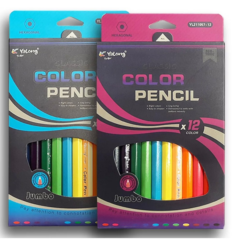 Yalong Color Pencil 12Pc 1Pck