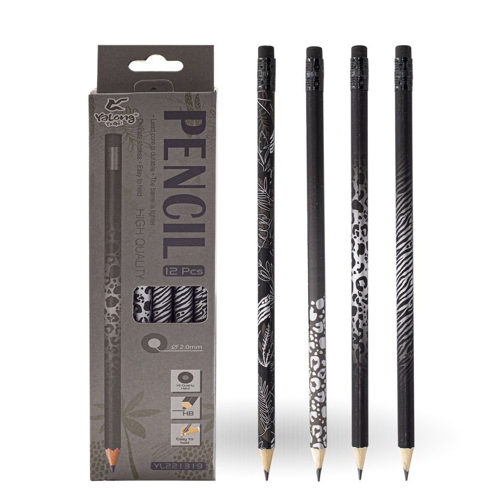 Yalong HB Pencil 12Pc 1Pck