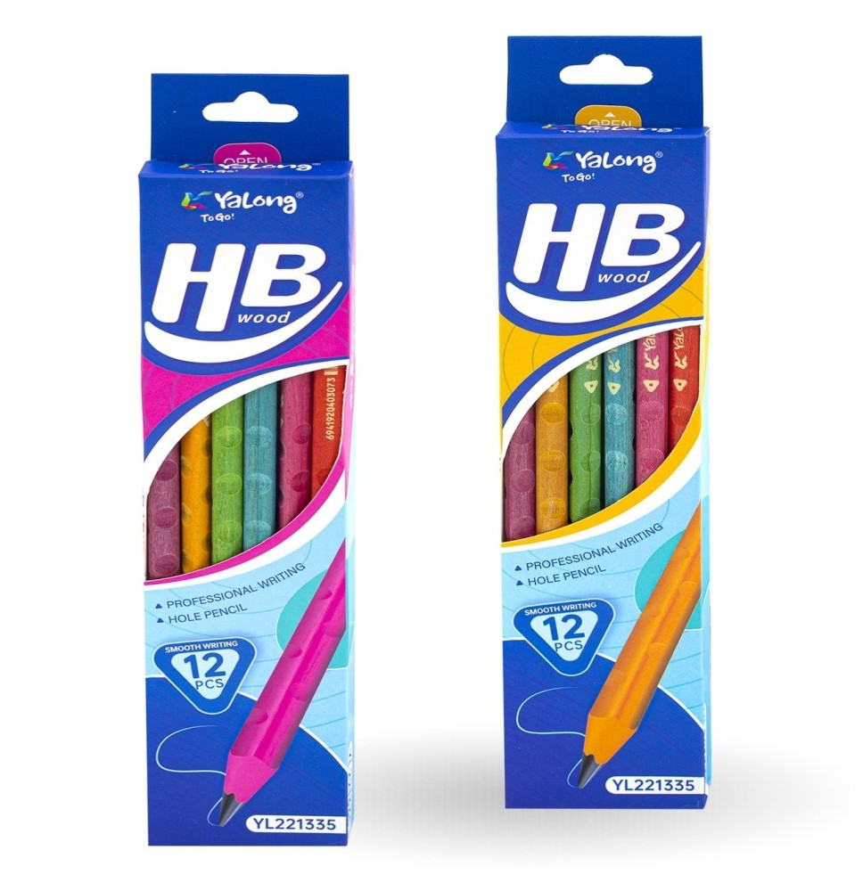 Yalong HB Triangle Pencil 12Pc 1Pck