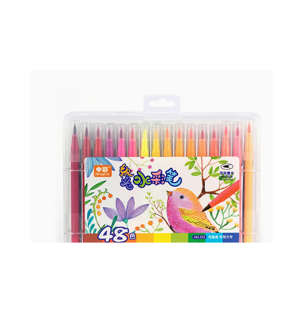 ZhongCai Water Color Pen 48Pc 1Pck