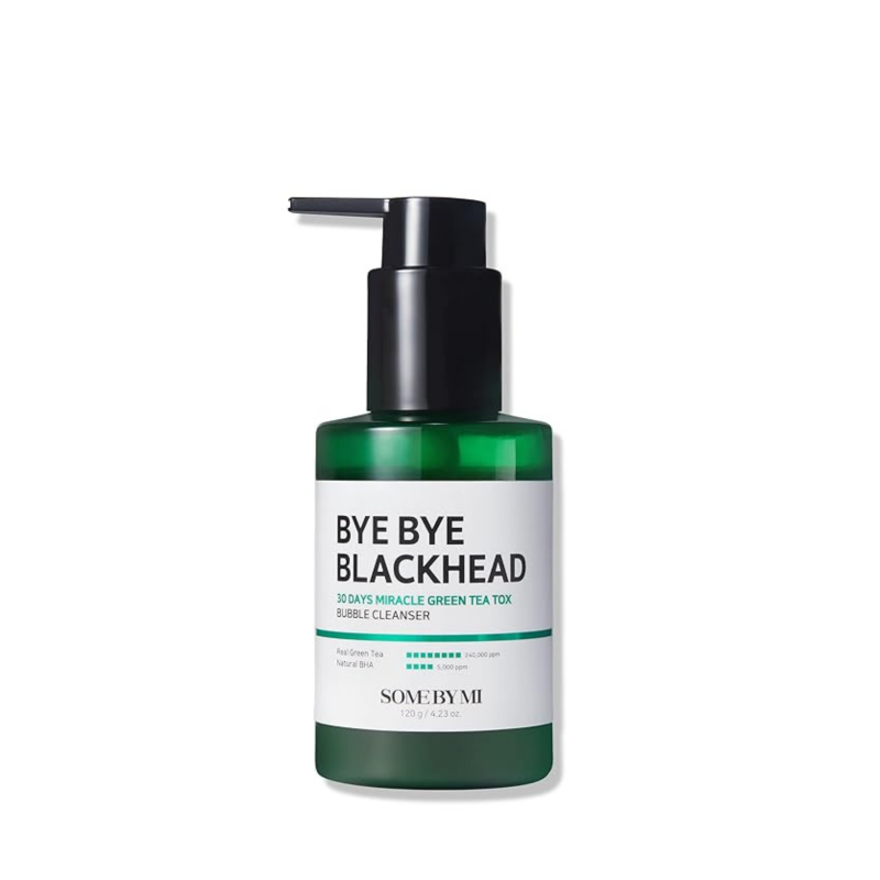 SOME BY MI - Bye Bye Blackhead 30 Days Miracle Green Tea Tox Bubble Cleanser - 120g