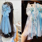 Snow Princess Crown BLue (2pcs)