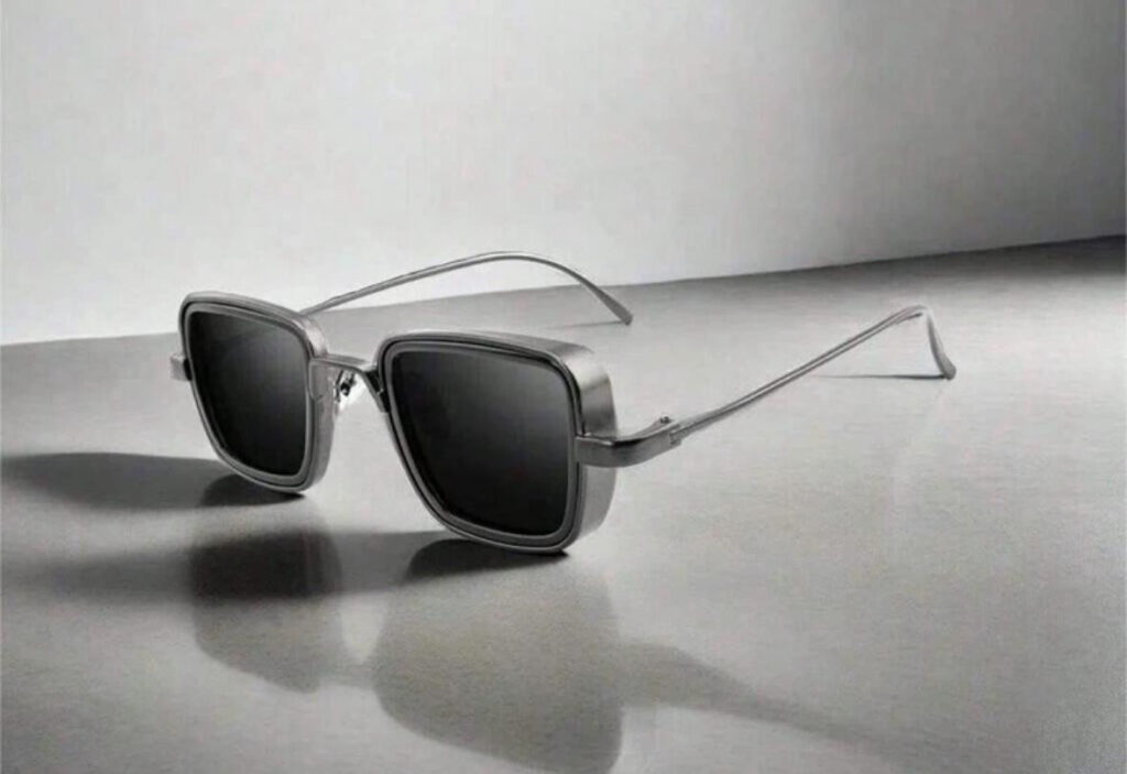 silver frame sunglasses