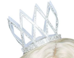 Faux Rhinestone Die-Cut Crown