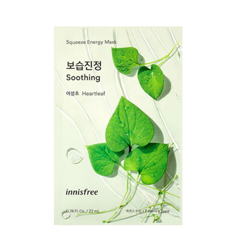 INNISFREE - Squeeze Energy Mask Heartleaf - 22 ml