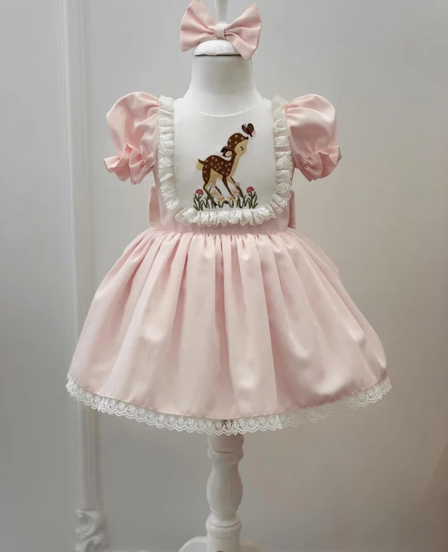 فستان بنات وردي - pink dresse