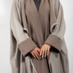 Winter suede abaya