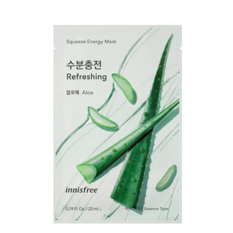 INNISFREE - Squeeze Energy Mask Aloe - 22 ml