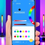 Double Side Led desktop table lamp