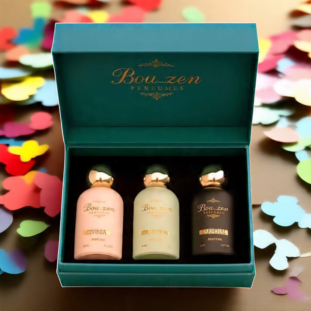 Box of three perfumes of your choice