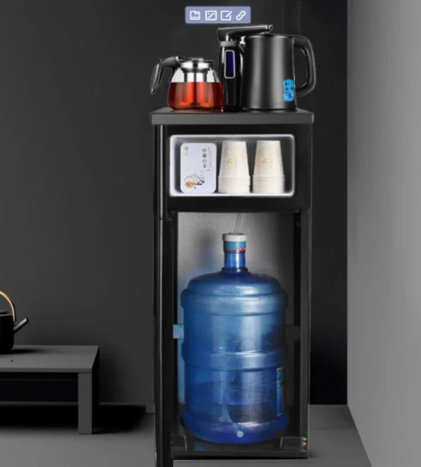 Automatic Tea Table Bottle Loading Bottom Cold Hot Tea Table Freestanding Water Dispenser
