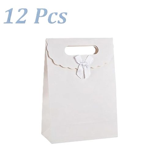 12pcs Kraft Paper Gift Bag (32 × 24 × 11 cm)