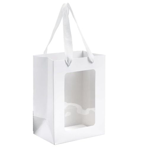 1pc Gift Bag with Transparent Window & Handle (45×60×35 cm)