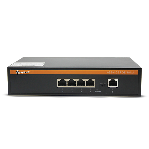 Secuview 65W 4 PoE + 1 Uplink | Reliable Gigabit Network Performance