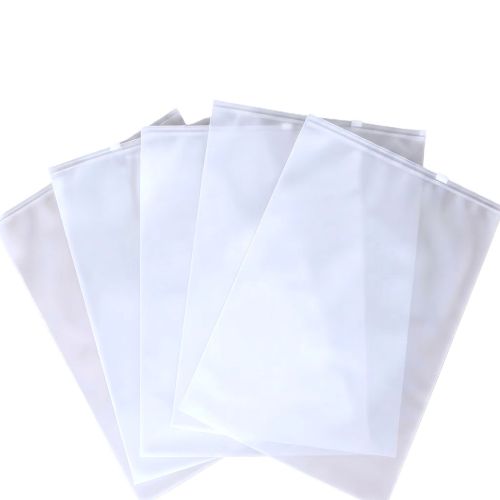 10PCS Frosted Self-Sealing Zipper Storage Bags (20 × 30 cm)