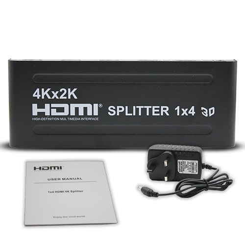 Secuview 1x8 HDMI Splitter | Distribute 4K Signal to Eight Displays Seamlessly.