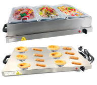 AVEVA Electric 3 Pan Food Warmer AV-DFW3P