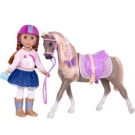 GLITTER GIRLS 14" GLITTER HORSE W/ TIARA