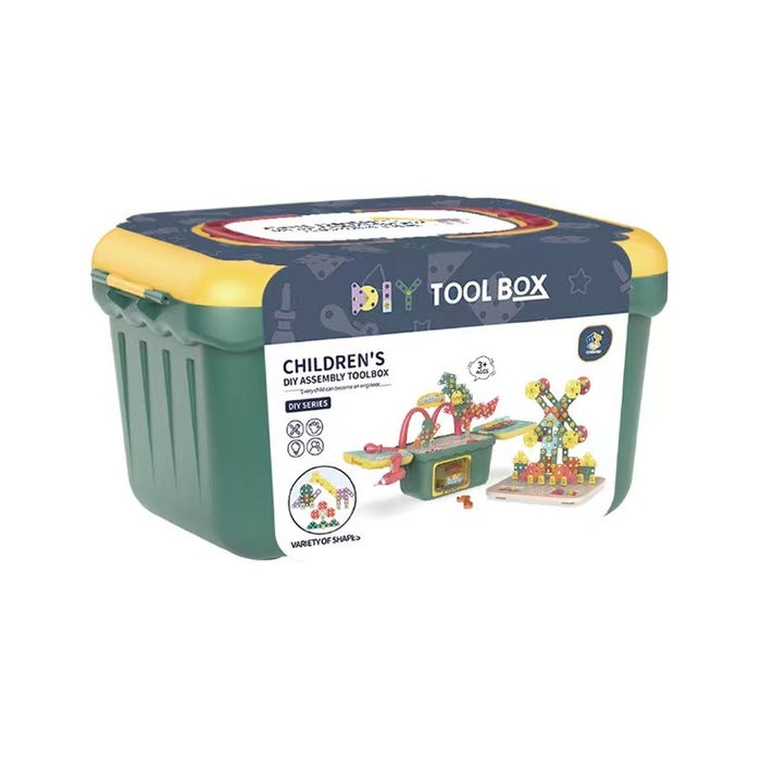 TP TOYS TOOLBOX- 129PCS ACCESSORIES