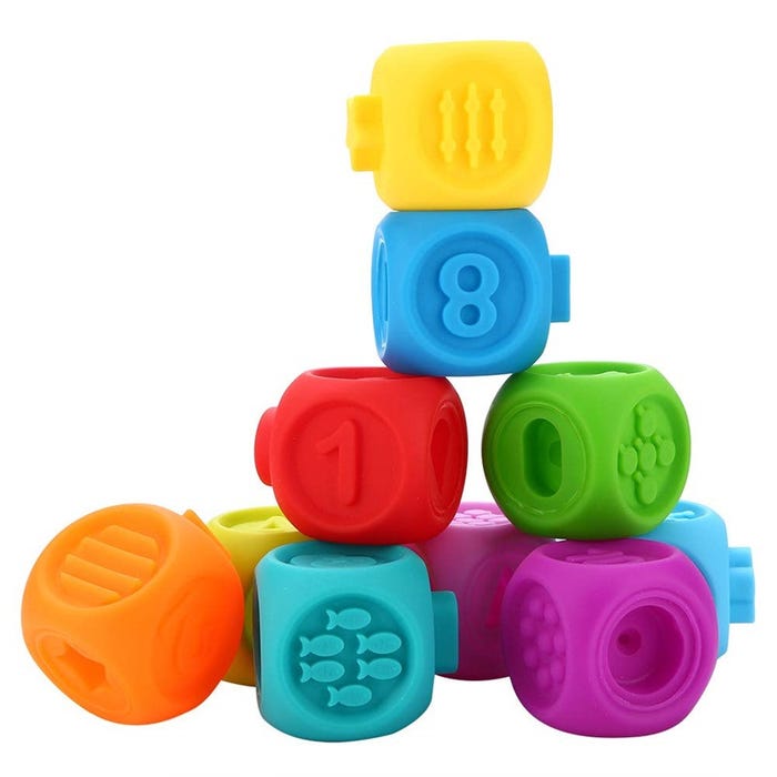 TP TOYS BABY SOFT BUILDING BLOCKS - (SEALED PACKAGING BOX)