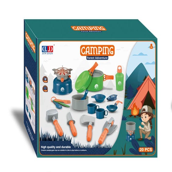 TP TOYS CHILDREN'S CAMPING SET/20PCS