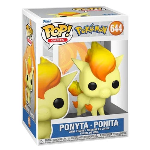 FUNKO POP GAMES POKEMON  PONYTA EMEA