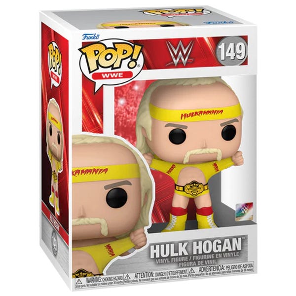 FUNKO POP WWE HULKAMANIA WITH BELT
