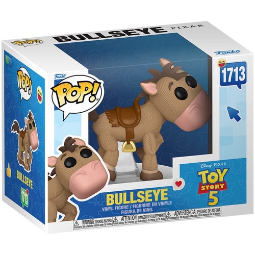FUNKO POP PREMIUM DISNEY TOY STORY 5  BULLSEYE