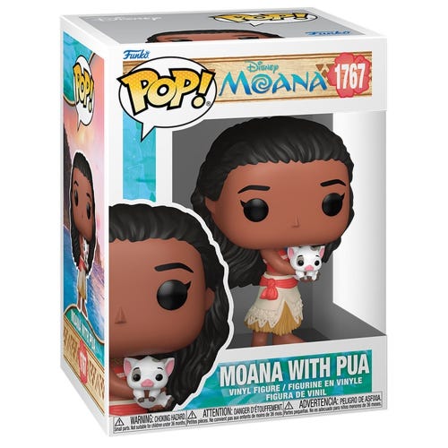 FUNKO POP DISNEY MOANA S3  MOANA WITH PUA