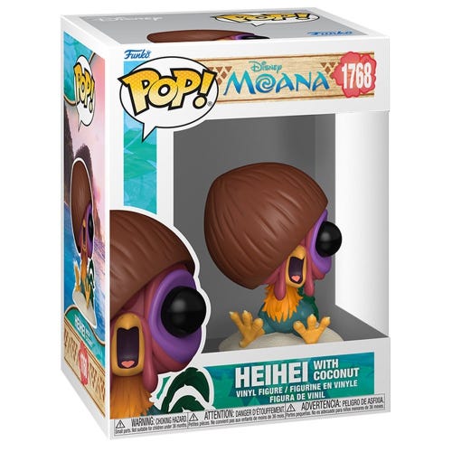 FUNKO POP DISNEY MOANA S3  HEI HEI WITH COCONUT