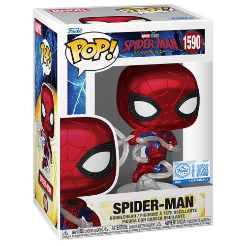 FUNKO POP MARVEL SPIDERMAN BRAND NEW DAY  SPIDERMAN MT EXCLUSIVE