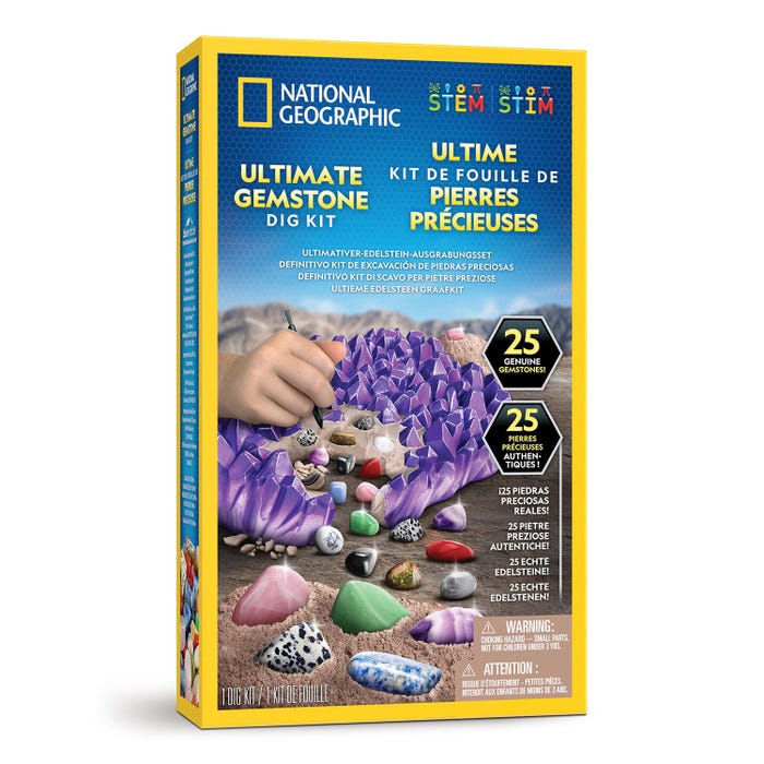 NATIONAL GEOGRAPHICNG ULTIMATE GEMSTONE DIG KIT