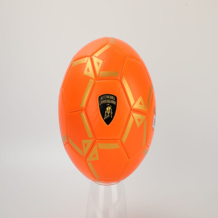 LAMBORGHINI NO.5 MACHINE SEWING PVC SOCCER BALL- ORANGE