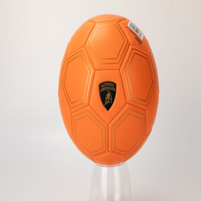 LAMBORGHINI NO.5 MACHINE SEWING PVC SOCCER BALL- ORANGE