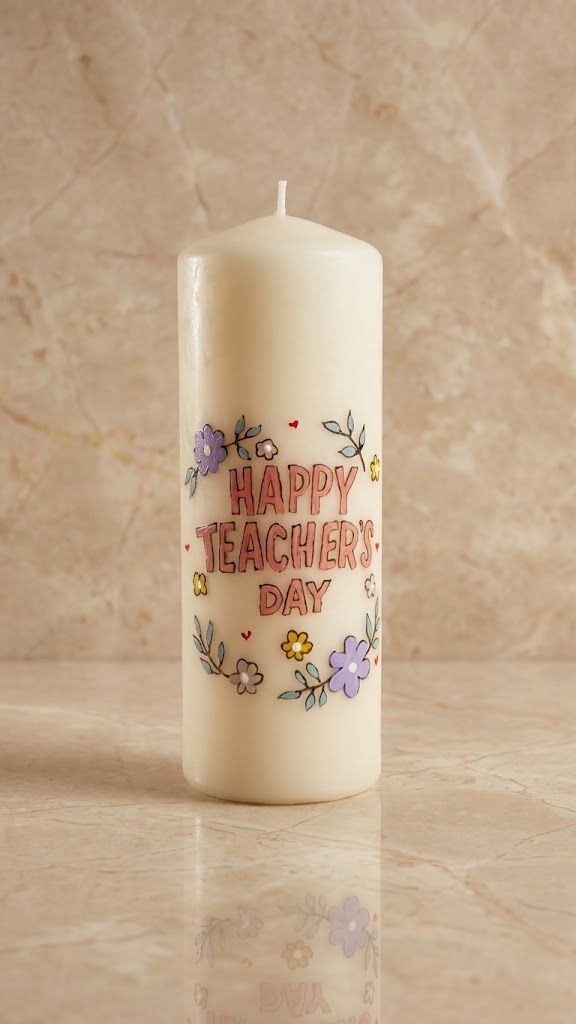 Teacher's Day Candle - 3