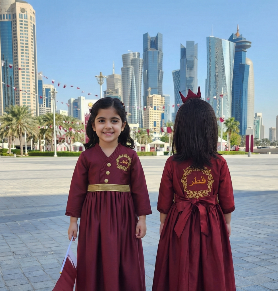 Majestic Maroon Dress for Girls