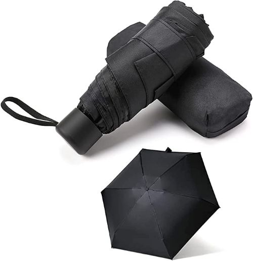 Mini Travel Umbrella - Compact, Foldable, UV Protection
