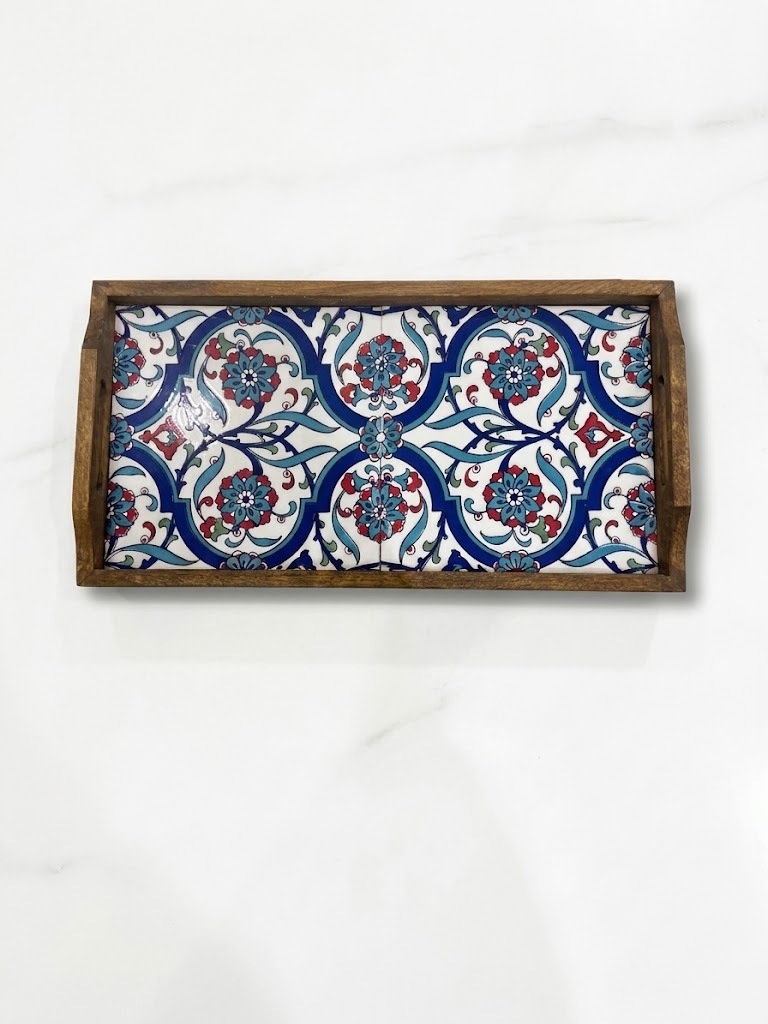 Ottoman-Inspired Rectangular Serving Tray